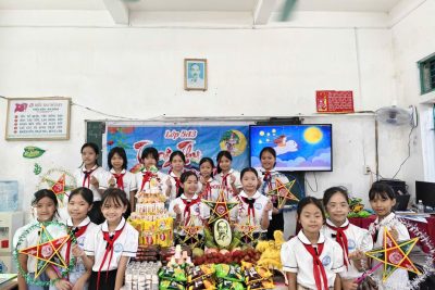 Trường Tiểu học Thọ Nghiệp tưng bừng hoạt động vui Tết trung thu năm 2025