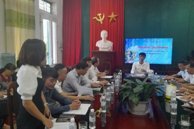 SINH HOẠT CHUYÊN MÔN CẤP HUYỆN MÔN GIÁO DỤC ÂM NHẠC LỚP 5 NĂM HỌC 2024-2025 TẠI TRƯỜNG TIỂU HỌC THỌ NGHIỆP